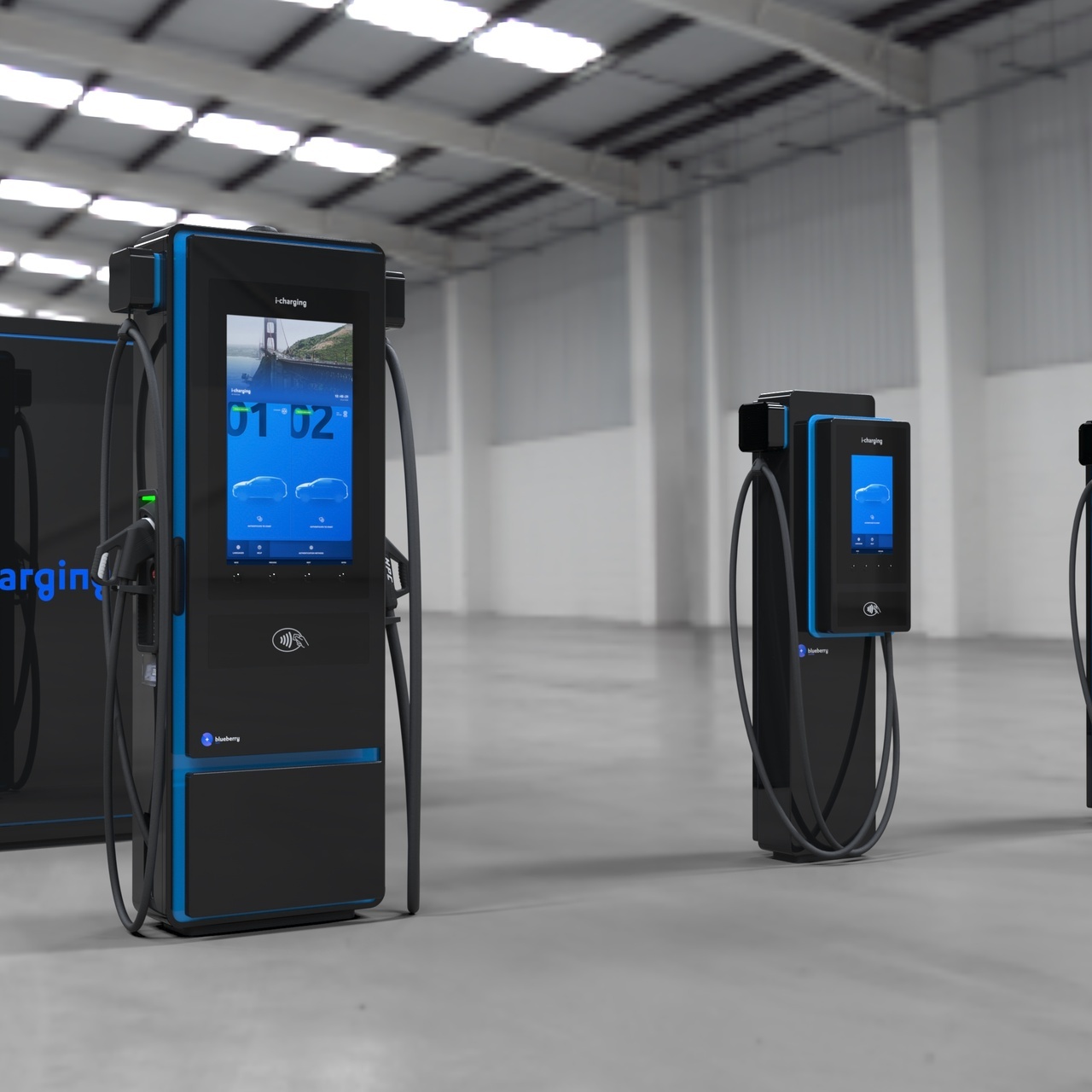 i-charging presented blueberryTM: first range of fast chargers in October 2020